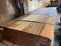 Angelim pedra planken geschaafd 3700x145x21mm (77x) - afbeelding 1 van  3