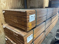Angelim pedra planken geschaafd 4050x145x21mm (49x) - afbeelding 2 van  3