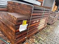 Angelim pedra regels fijnbezaagd 1600-1900x105x55mm (102x) - afbeelding 2 van  3