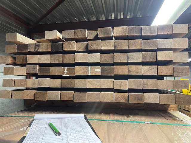 Angelim pedra regels geschaafd 1850x68x45mm (81x) - afbeelding 3 van  3