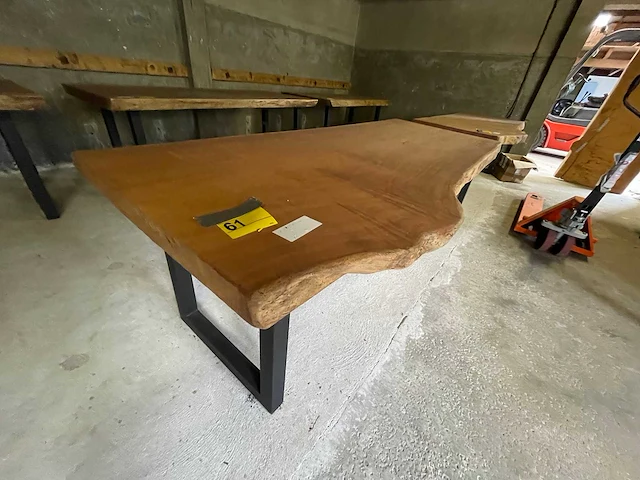 Angelim pedra tafel 2200x850x70mm - afbeelding 1 van  3