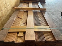 Angelim pedra vlonderplanken 2750x143x21mm (135x) - afbeelding 1 van  3