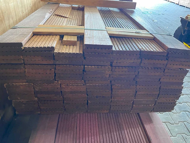 Angelim pedra vlonderplanken 2750x143x21mm (135x) - afbeelding 3 van  3