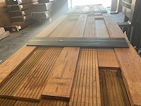 Angelim pedra vlonderplanken 4000-4600x143x21mm (31x) - afbeelding 1 van  3