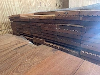Angelim pedra vlonderplanken 4900-5500x143x21mm (96x) - afbeelding 3 van  3