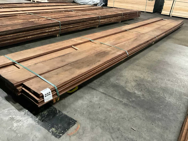 Angelim vermelho damwanddelen 30x220 mm (11x) - afbeelding 1 van  6