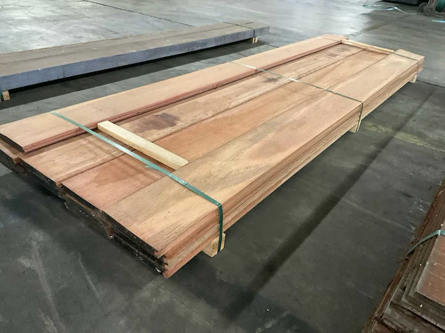 Angelim vermelho damwanddelen 30x220 mm (14x) - afbeelding 3 van  6