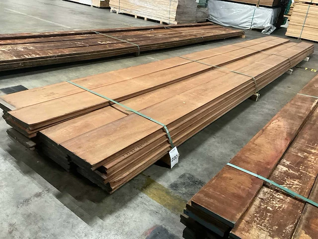 Angelim vermelho damwanddelen 30x220 mm (19x) - afbeelding 1 van  7