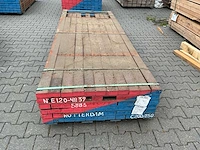 Angelim vermelho hardhout balk (2000-2500x90x45mm) (55x) - afbeelding 2 van  4