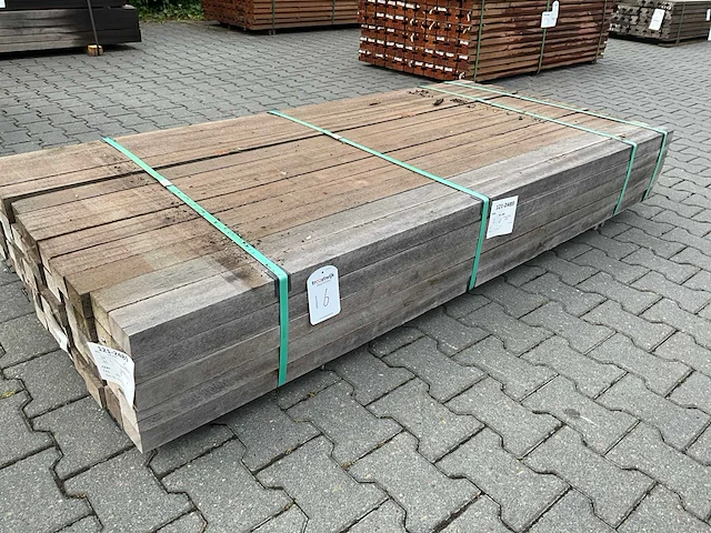 Angelim vermelho hardhout balk (2000x80x50mm) (60x) - afbeelding 3 van  4
