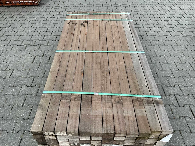 Angelim vermelho hardhout balk (2000x80x50mm) (60x) - afbeelding 4 van  4
