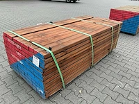 Angelim vermelho hardhout balk (2000x90x45mm) (120x) - afbeelding 4 van  4