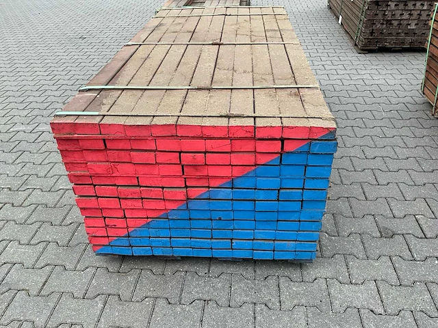 Angelim vermelho hardhout balk (2000x90x45mm) (132x) - afbeelding 3 van  4