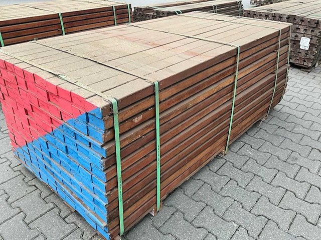 Angelim vermelho hardhout balk (2000x90x45mm) (132x) - afbeelding 3 van  4