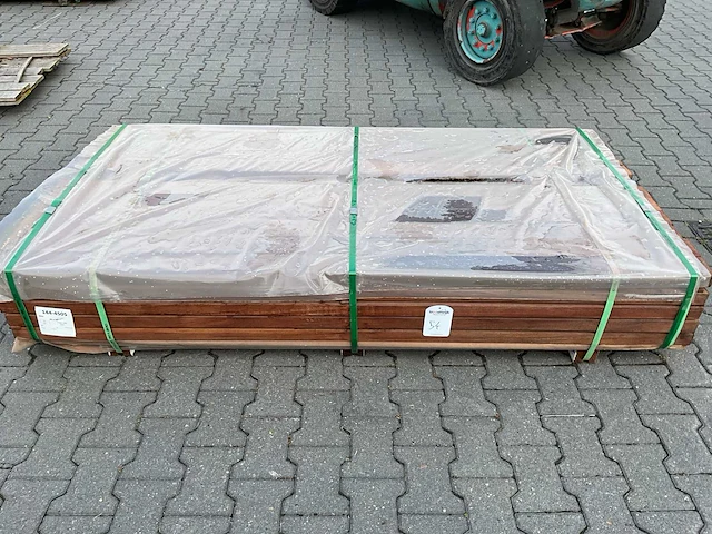 Angelim vermelho hardhout balk (2000x90x45mm) (59x) - afbeelding 2 van  3