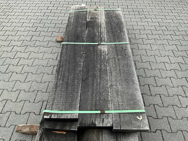 Angelim vermelho hardhout plank (2000-2500x275x50mm) (11x) - afbeelding 4 van  4