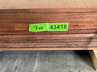 Angelim vermelho hardhouten beschoeiingsplank 200x15x2 cm (70x) - afbeelding 5 van  5