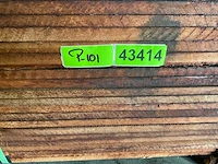 Angelim vermelho hardhouten beschoeiingsplank 350x10x2 cm (20x) - afbeelding 6 van  6