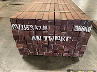 Angelim vermelho palen 70x70 mm (104x) - afbeelding 2 van  5