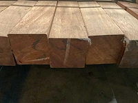 Angelim vermelho palen geschaafd 68x68 mm (21x) - afbeelding 6 van  6