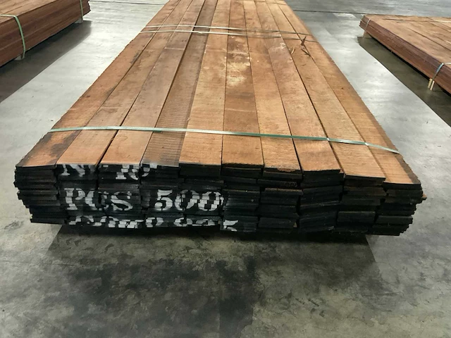 Angelim vermelho planken 10x100 mm (200x) - afbeelding 2 van  5