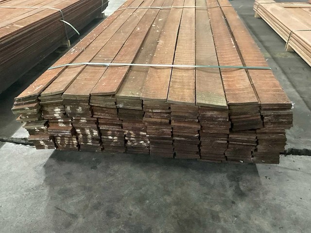 Angelim vermelho planken 10x100 mm (240x) - afbeelding 2 van  5