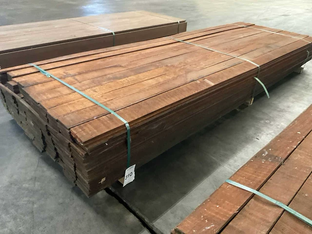 Angelim vermelho planken 10x100 mm (259x) - afbeelding 1 van  5
