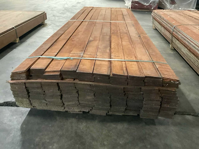Angelim vermelho planken 10x100 mm (259x) - afbeelding 2 van  5