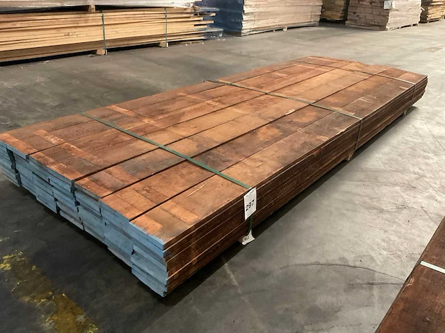 Angelim vermelho planken 20x150 mm (70x) - afbeelding 1 van  5
