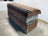 Angelim vermelho regel geschaafd 245x7x4,5 cm (50x) - afbeelding 1 van  7