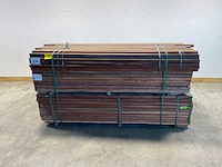 Angelim vermelho regel geschaafd 245x7x4,5 cm (50x) - afbeelding 2 van  7