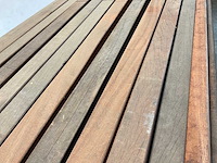 Angelim vermelho regel geschaafd 245x7x4,5 cm (50x) - afbeelding 3 van  7