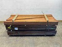 Angelim vermelho regel geschaafd 250x9x4,5 cm (25x) - afbeelding 2 van  7