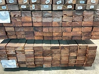 Angelim vermelho regel geschaafd 250x9x4,5 cm (25x) - afbeelding 6 van  7