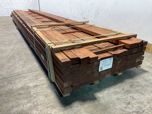 Angelim vermelho regel geschaafd 500x7x4,5 cm (30x) - afbeelding 4 van  6