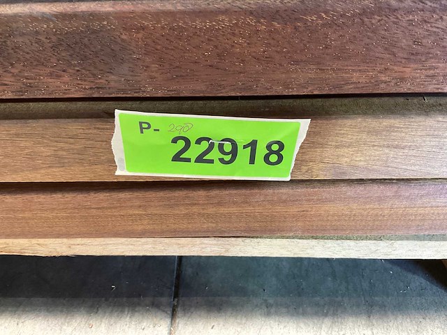 Angelim vermelho regel geschaafd 500x7x4,5 cm (30x) - afbeelding 6 van  6