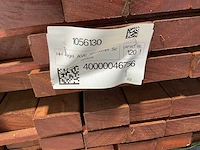 Angelim vermelho regel geschaafd 500x9x4,5 cm (20x) - afbeelding 5 van  6