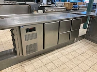 Angelo po - 6mb4-opro - rvs spoeltafel met koelwerkbank en warmhoudkast - afbeelding 2 van  15
