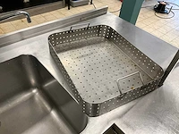 Angelo po - 6mb4-opro - rvs spoeltafel met koelwerkbank en warmhoudkast - afbeelding 6 van  15