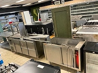 Angelo po - 6mb4-opro - rvs spoeltafel met koelwerkbank en warmhoudkast - afbeelding 7 van  15