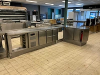 Angelo po - 6mb4-opro - rvs spoeltafel met koelwerkbank en warmhoudkast - afbeelding 1 van  15