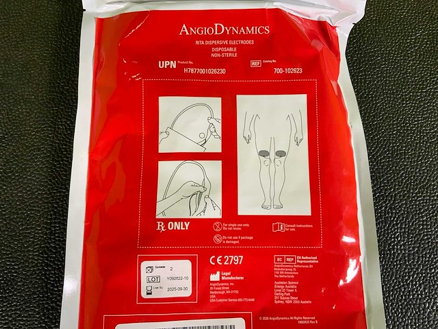 Angiodynamics rita dispersive electrodes (20x) - afbeelding 2 van  3