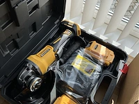 Angle grinder slijptol 125mm sanderz, 2x 18v 4ah, geel dwlt lijn, bouwjaar 2025 - afbeelding 2 van  2
