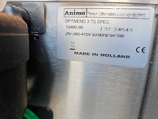 Animo - optivend 3 - koffiemachine - afbeelding 4 van  4