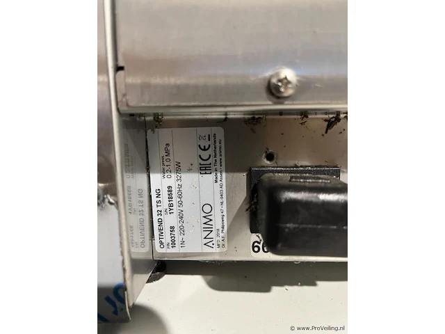 Animo koffieapparaat model optivend type 32 ts ng - afbeelding 8 van  8