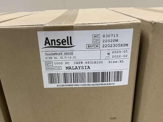 Ansell touchntuff 69-318 xl werkhandschoenen (16000x) - afbeelding 3 van  6