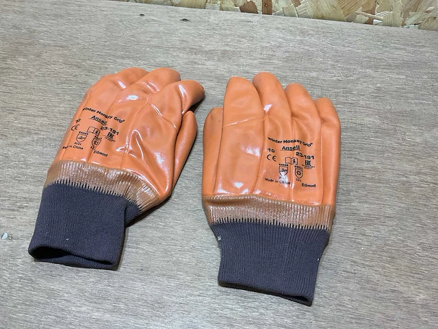 Ansell winter monkey grip werkhandschoen (24x) - afbeelding 1 van  5