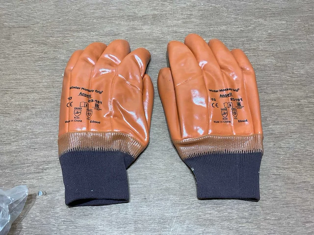 Ansell winter monkey grip werkhandschoen (24x) - afbeelding 2 van  5