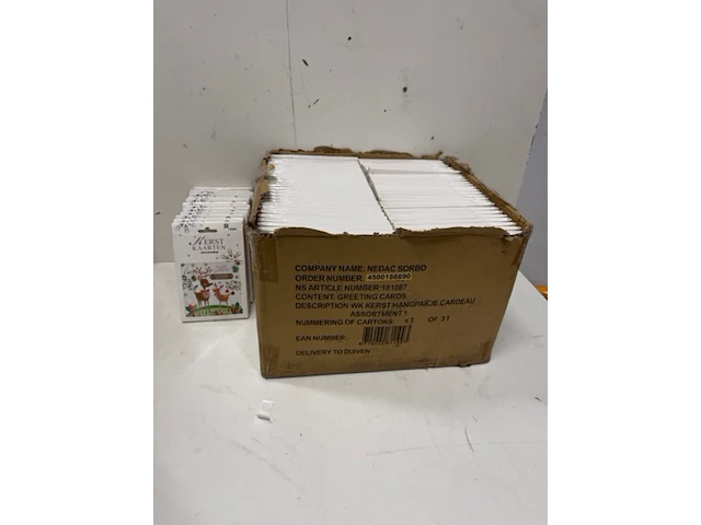 Ansichtkaarten molen met 3x doos kaarten, o.a. paperclip - afbeelding 2 van  14
