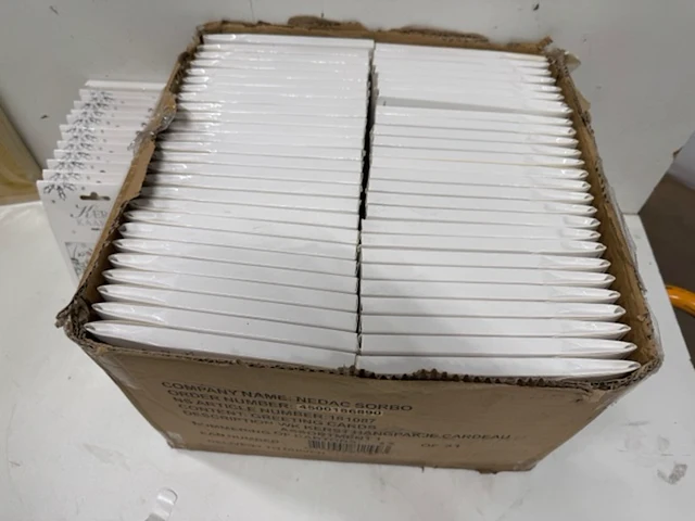 Ansichtkaarten molen met 3x doos kaarten, o.a. paperclip - afbeelding 6 van  14
